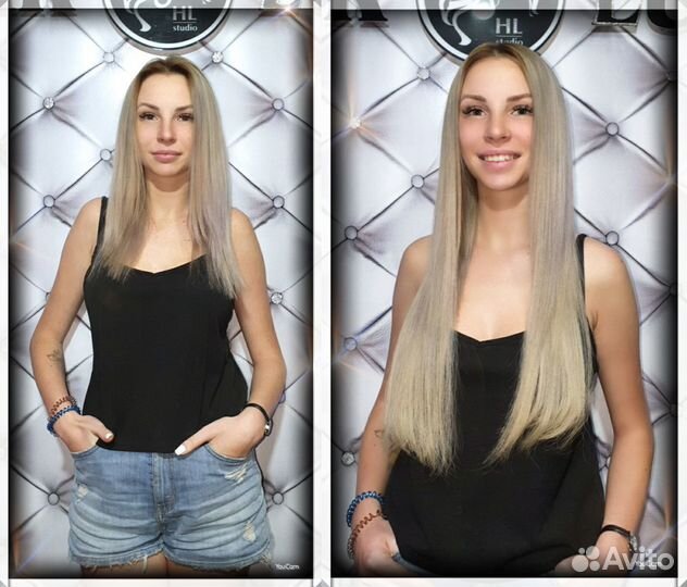 Наращивание волос в рассрочку