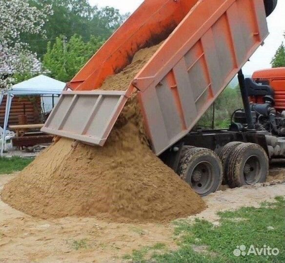 Песок карьерный