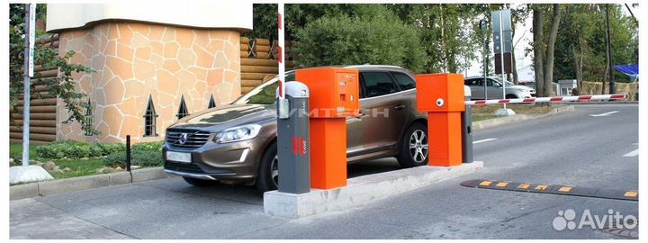 Шлагбаум с установкой