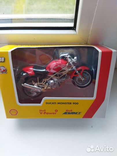 1 18 коллекция мотоциклов Ducati shell burago