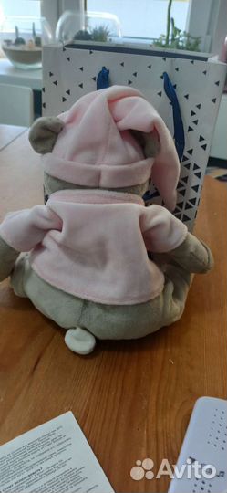 Игрушка с белым шумом мишка babyage