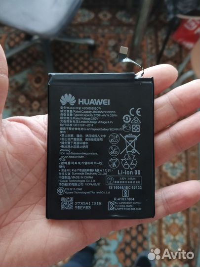 Аккумулятор на honor 8x