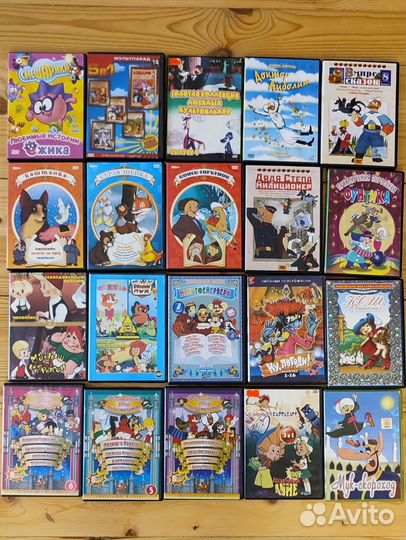 Dvd диски с мультфильмами