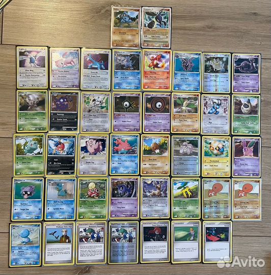 Карточки Покемон Majestic Dawn и Secret Wonders