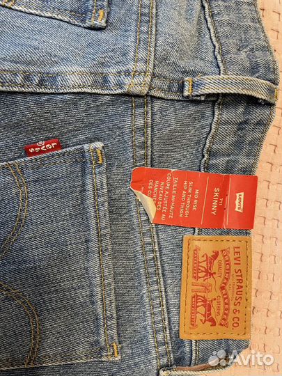 Новые женские джинсы Levis 711 (24/32)