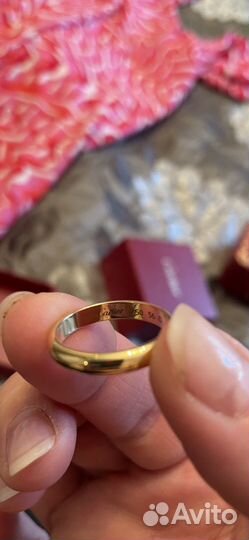 Золотое кольцо cartier оригинал