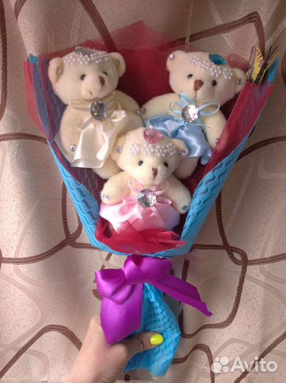 Букет из мишек
