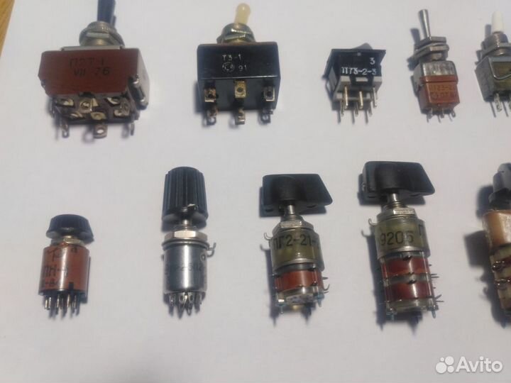 Переключатели тумблера выключатели