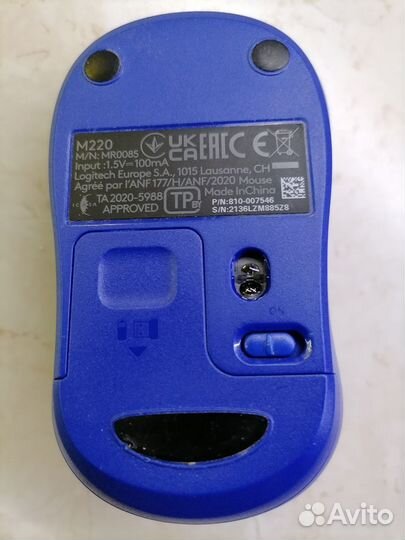 Мышь Logitech М220 лазерная ноутбучная