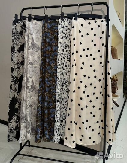 Атласная юбка