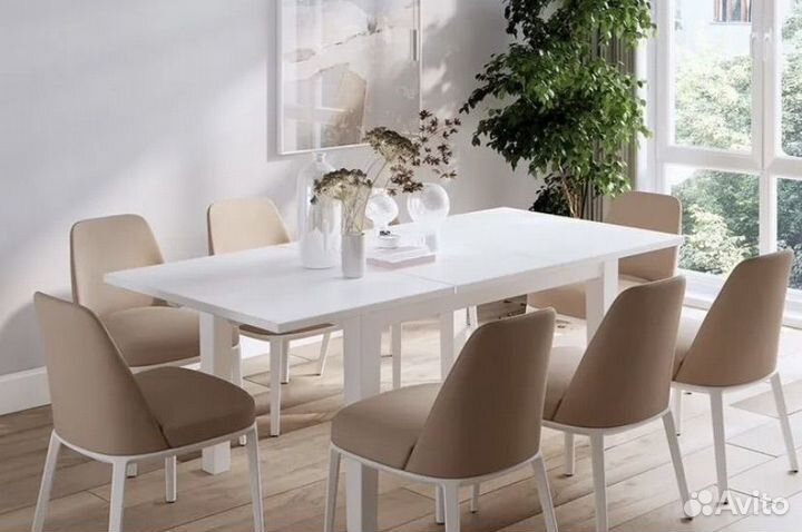 Кухонный стол IKEA белый