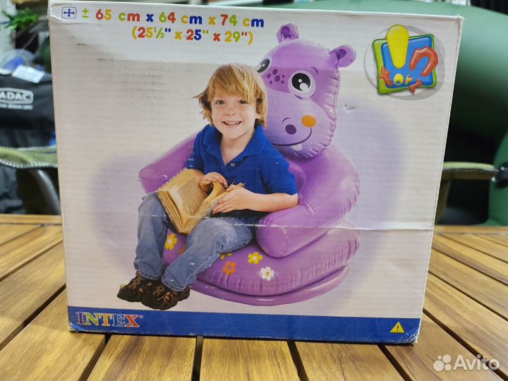 Надувное кресло intex 68556