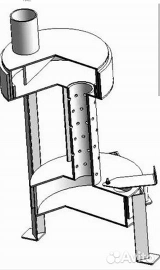Печь отопительная на отработанном масле 