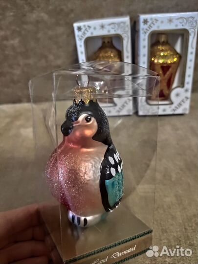 Елочные игрушки стекло