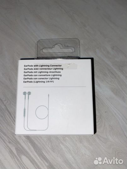 Наушники apple earpods lightning оригинал