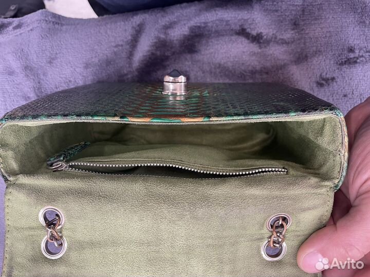 Сумка из кожи питона