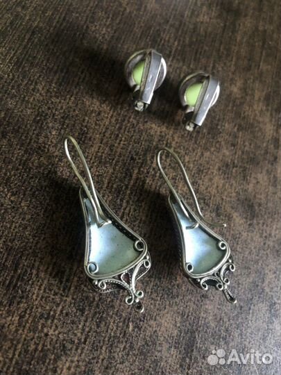 Серьги СССР винтаж
