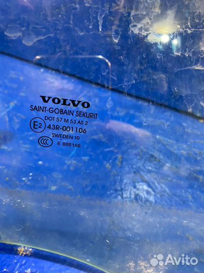 Стекло двери переднее правое Volvo S40 MS B4204S3