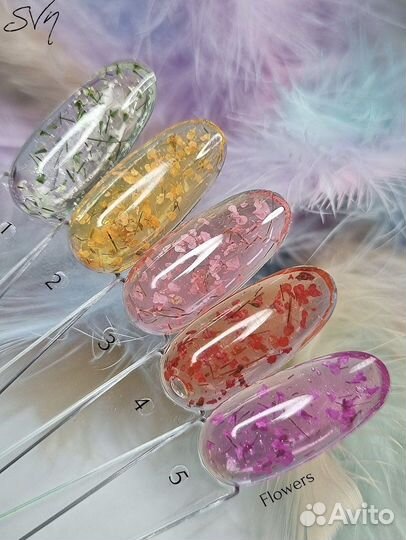 Flowers гель для маникюра и дизайна ногтей