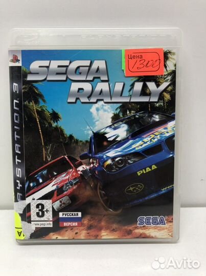 Диск Sega rally для PS3