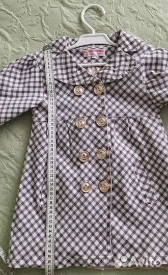 Плащ (ветровка) для девочки 104-110