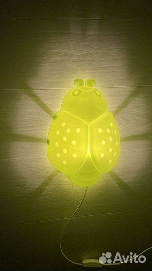 Светильник/ночник IKEA божья коровка