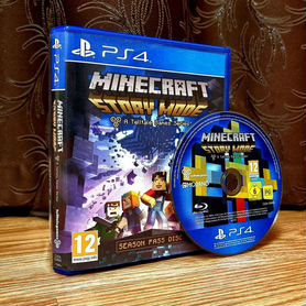 Minecraft story mode диск ps4