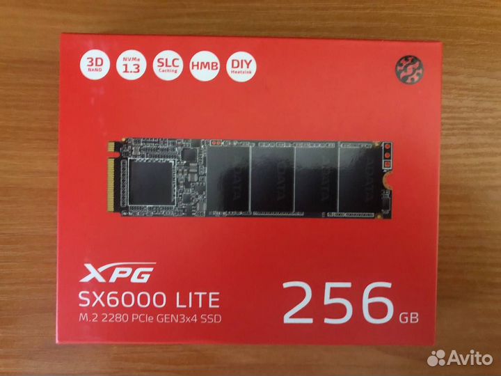 SSD M.2 adata XPG SX6000 nvme 256GB