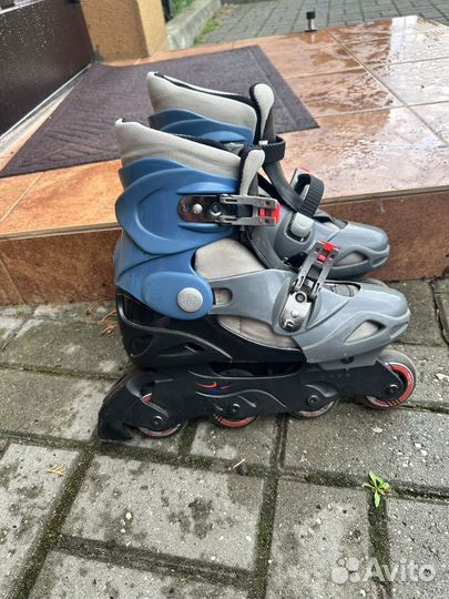 Коньки роликовые взрослые раздвижные