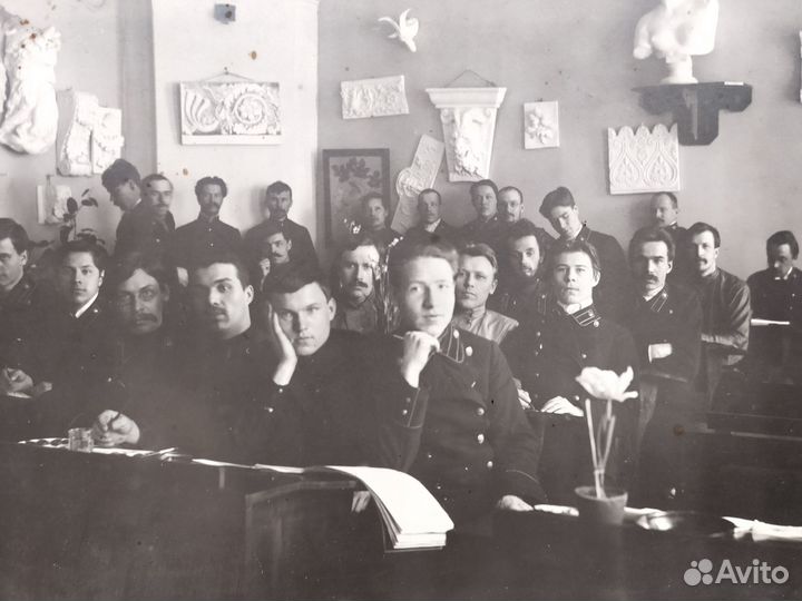 Антикварное большое Фото Царская Россия Художники