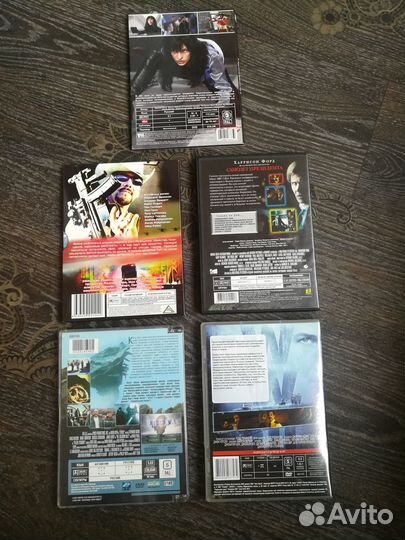 5 фильмов набором на двд дисках