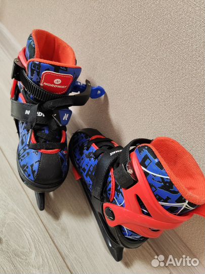 Коньки хоккейные детские раздвижные 26-31 р-р