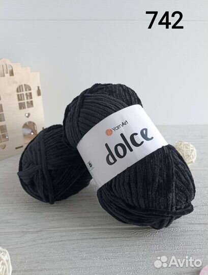Плюшевая пряжа Yarnart dolce/ ярнарт дольче