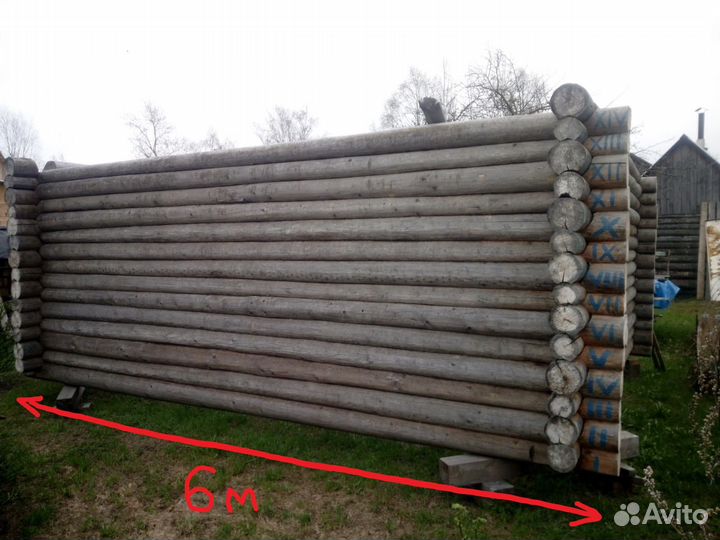 Продам сруб 5х6м, лафет 7м