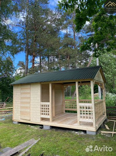 Беседка с установкой за 1 день