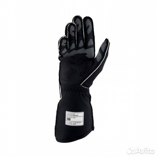 Gloves OMP tecnica Black XL FIA 8856-2018 (1 Unit)