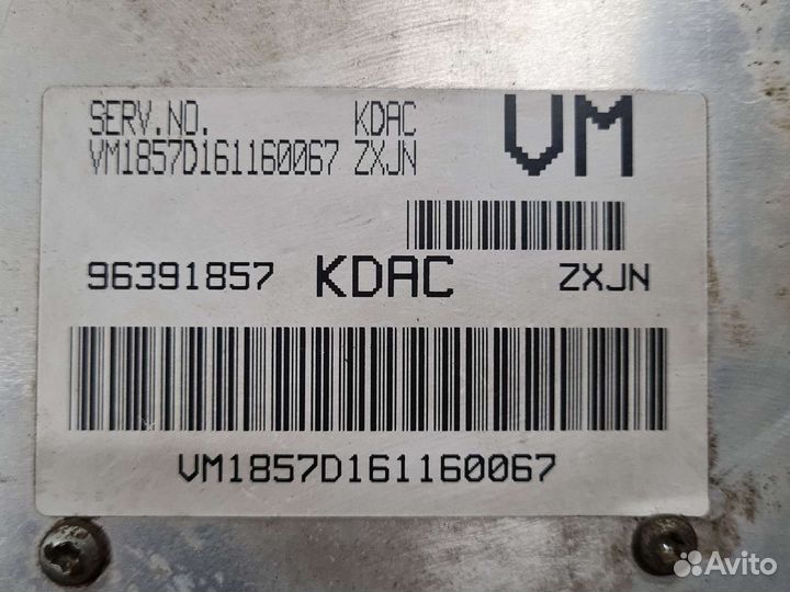 Блок управления двигателя Chevrolet Lanos эбу