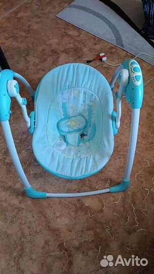 Детские электронные качели бу