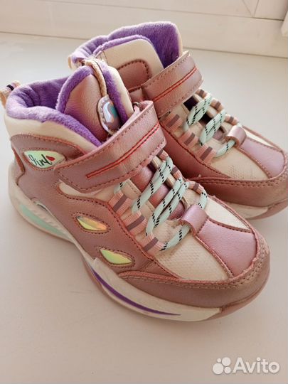 Ботинки демисезонные для девочки 28 размер