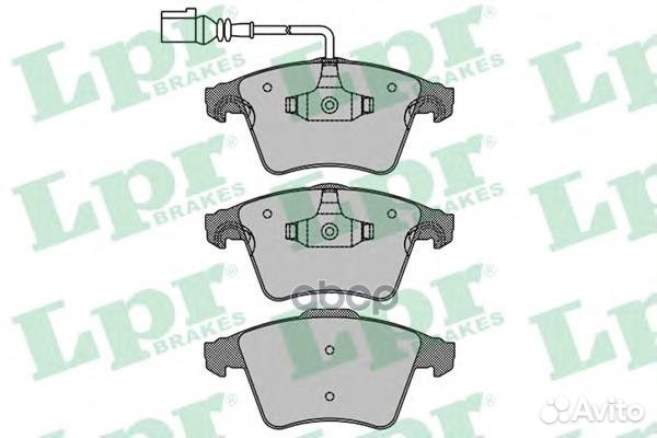 05P1205 Колодки тормозные volkswagen T5/multiva