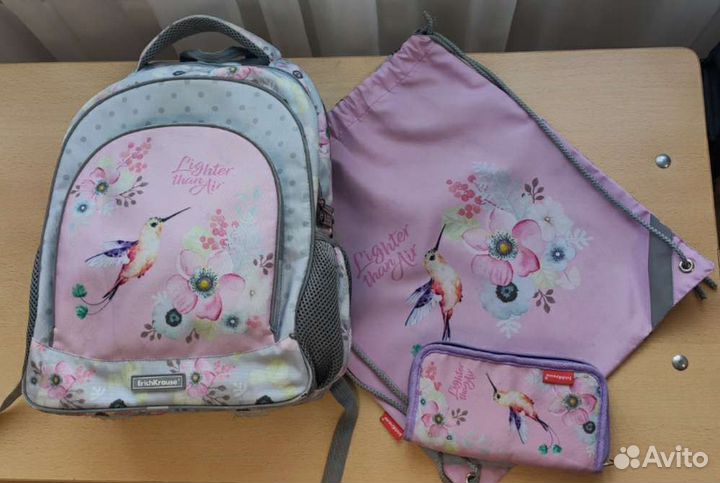 Рюкзак, пенал, мешок для обуви ErichKrause