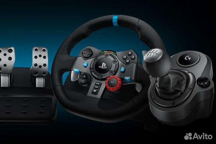 Руль Logitech + Кокпит PlaySeat Challenge