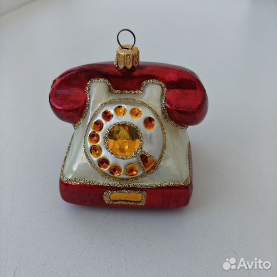 Ёлочная игрушка телефон