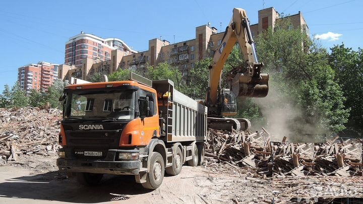 Вывоз мусора, грунта, услуги самосвала, аренда