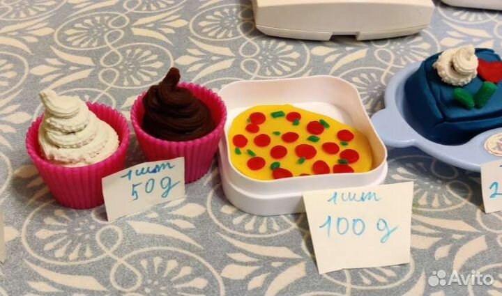 Play Doh(плей до) +пластилин 19 банок