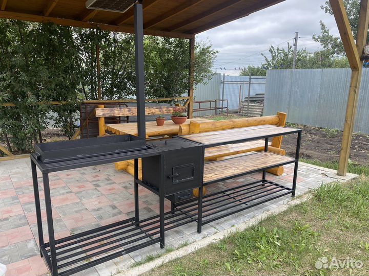 Мангальная зона барбекю