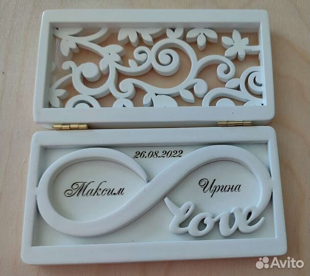 Шкатулка для свадебных колец