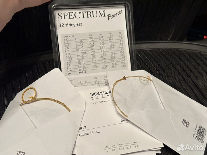 Thomastik SB210 струны для 12-струнной гитары