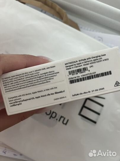 Беспроводные наушники apple airpods 2 (2019)