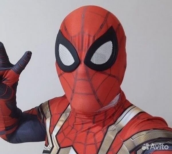 Костюм Человек Паук Детский размеры 100-120